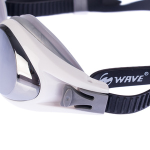 Gafas de Natación Wave con Lentes Antivaho con Revestimiento de Espejo Electrochapado, Lentes Universales de Plástico PC Impermeables - Product Image 1