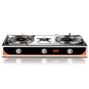 Fornello a <span class=keywords><strong>Gas</strong></span> RAF R.8515 per Uso Domestico con Pannello in Acciaio Inox e Accensione Elettronica - Product Image 2