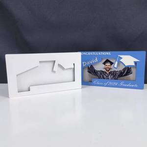 RubySub nuovo <span class=keywords><strong>Design</strong></span> sublimazione spazi vuoti <span class=keywords><strong>laurea</strong></span> cornice foto titolare della carta per la stampa fai da te - Product Image 4