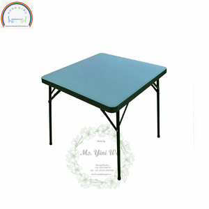 Ensemble <span class=keywords><strong>de</strong></span> tables pliantes carrées en plastique, 30 pièces <span class=keywords><strong>de</strong></span> 87cm pour cartes <span class=keywords><strong>de</strong></span> jeu, pique-nique et événements - Product Image 2