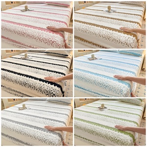 Premium Winter Jacquard Bedding Set Thickened Mattress Protector Cozy Milk Velvet <strong>Fitted</strong> <strong>Sheet</strong> Bed Cover - Product Image 6