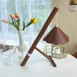 Pantalla de lámpara a prueba de polvo con forma de flor de estilo japonés y coreano, pantalla de lámpara de cuero para acampar al aire libre, foco - Product Image 3
