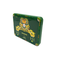 Vente en gros 158-122-20MM personnalisé rectangle fer blanc métal jetable mini boîte rectangulaire cadeau bonbons petite boîte rectangulaire blush