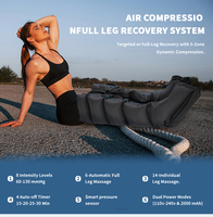 Dernier système de compression d'air rechargeable pour les jambes, bottes de massage pour les jambes, relaxation complète des jambes pour les athlètes et le bien-être à domicile