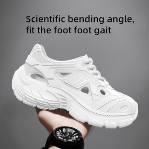 ร้องเท้าผ้าใบเล่นกีฬาทำจากโฟม EVA สำหรับกิจกรรมกลางแจ้งของผู้ชายรองเท้าเดินชายหาดแบบแห้งเร็วรองเท้าแตะยางนุ่มรองเท้าวิ่งเท้าเปล่า - Product Image 5