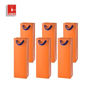 Private Label Custom Luxury Paper <strong>Prime</strong> Branded Packing Liquor Whisky Wine Alcohol <strong>Bottle</strong> Gifts Bags With Handles - Product Image 5