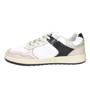 Sneakers da Uomo Bianche e Nere 10Q1, Scarpe Chunky alla Moda per Uso Casual - Product Image 1