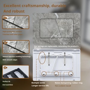 Plaque de commande de chasse d'eau WC à double fonction, compatible avec Geberit, modèles Sigma 01, 20, 30, UP300, UP320 – Pièce de rechange - Product Image 2