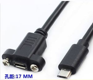 Miro USB 2.0 Bảng điều chỉnh gắn kết cáp với 90 độ góc nhanh chóng vận chuyển PVC áo khoác và lá chắn cho máy ảnh và máy tính - Product Image 3