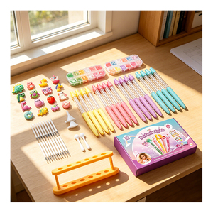 Premium Magic Sand <b>Pen</b> Making Kit <b>Colorful</b> Sequins Beads Refill Ink Tubes School Supplies Gift Box For Students - Product Image 3