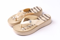 Sandales compensées plates en EVA respirantes et imperméables pour femme, légères, à bout ouvert, idéales pour l'extérieur – Collection été 2025