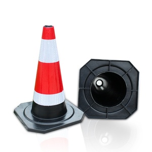 Tùy Chỉnh 700Mm <span class=keywords><strong>EVA</strong></span> PVC Cao Su Phản Quang Nón Giao Thông Loại Mới An Toàn Đường Nón Cho Giao Thông Cảnh Báo Đường - Product Image 6