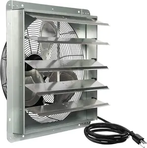 18 20" Automatically Single Speed Industrial Powerful Air Circulation Ceiling Shutter Exhaust Fan For Poultry Farm