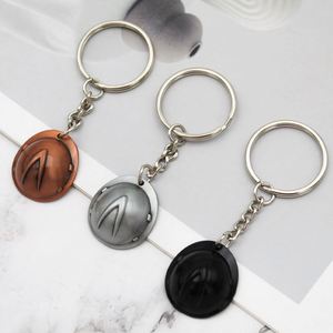 Wholesale Custom 3D Helmet Keychain Metal Alloy with UV Printing <b>Key</b> <b>Ring</b> <b>Bag</b> Charm Sublimation Laser Engraving Anime Inspired - Product Image 1