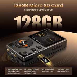 Máy nghe nhạc MP3 <span class=keywords><strong>HIFI</strong></span> WALKER H2-128GB với Bluetooth 5.2, hỗ trợ âm thanh độ phân giải cao Hi-Res, <span class=keywords><strong>FLAC</strong></span>, DSD không mất dữ liệu, tích hợp chức năng đọc sách điện tử - Product Image 2