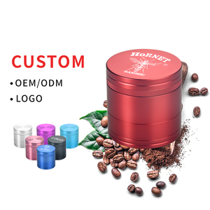 Hornet Aluminum Alloy Dry <b>Herb</b> <b>Grinder</b> Round Modern Style with Custom Logo OEM ODM Available - Product Image 1