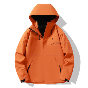 Veste <span class=keywords><strong>polaire</strong></span> unisexe 3-en-1 à capuche amovible, personnalisable avec logo OEM, imperméable, coupe-vent, pour l'hiver, la randonnée en extérieur, impression sur écran - Product Image 5