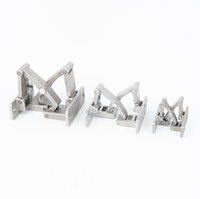 Bisagra oculta moderna de aleación de zinc, ajustable en 2D, de alta resistencia, personalizada de fábrica, para puertas ocultas de piedra, losas de mármol y gabinetes de pared