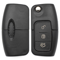 Carcasa Universal para Control Remoto de Auto de 3 Botones, Llave HU101 sin Cortar, Llave Inteligente con Entrada sin Llave, Arranque Remoto, Programador de Llaves de Vehículo