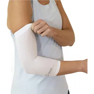 銅注入テニス圧縮調節可能なアーム肘サポート治療パッドブレーススリーブ
