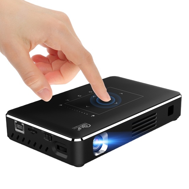 P10 Mini DLP Projector 1080P Full HD 4K Resolution Android IOS Compatibility Home Theater Auto 3D Stereo LED Portable U.S.