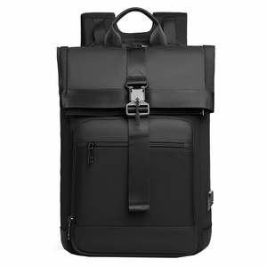Mochilas Business Smart Student Roll Top Casual Sports Waterproof School Travel Bagpack Back <b>Pack</b> Backbag Laptop Backpack <b>Bag</b> - Product Image 1