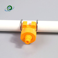 Ventilateur plat en plastique, buse de pulvérisation à pince à cône complet, buse de pulvérisation à clip à bille réglable