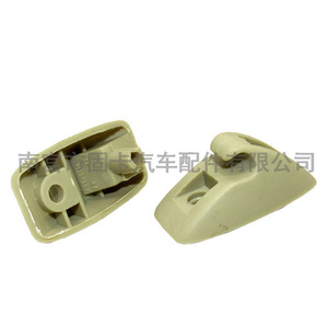 Volkswagen Sun Visor <b>Mirror</b> Clip 191857559 <b>Plastic</b> Gray Beige Interior Replacement Part - Product Image 4
