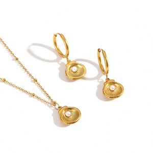 Elegante conjunto de collar en oro laminado y diamantes, compuesto por 4 piezas para mujer, ideal para bodas, fiestas y - Product Image 3