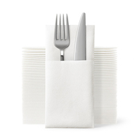 1/8 pli fourchette couteau kangourou Type Table serviette tissu pliant Machine