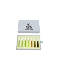 Boîte Coulissante à Tiroir de Luxe en Carton Rigide Sur Mesure pour Échantillons de Parfums Huiles Essentielles Avec Insert en Mousse
