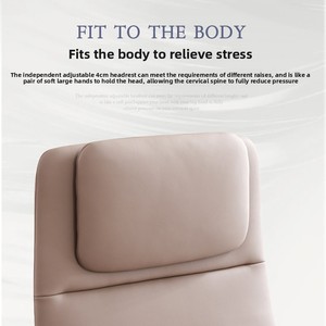Conjunto de Muebles Modernos a Juego, Silla de <span class=keywords><strong>Oficina</strong></span> Ejecutiva de Cuero con Respaldo Alto, Silla de <span class=keywords><strong>Oficina</strong></span> Giratoria con Reposacabezas Ajustable y Reclinación Manual - Product Image 5