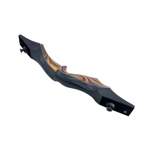 Arc à poulies de tir à l'arc, poignée en bois laminé de 19 pouces pour les arcs de chasse - Product Image 4