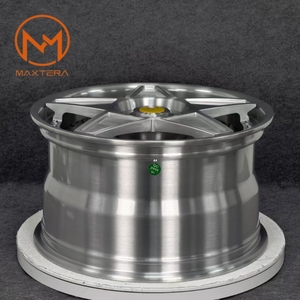 Rines de Aleación Maxtera Forjados a Medida de 2 Piezas y 5 Estrellas con Bloqueo Central para Autos de Pasajeros, Compatibles con <span class=keywords><strong>Ferrari</strong></span> <span class=keywords><strong>458</strong></span> F8, Porsche, Maserati, Audi R8 - Product Image 4