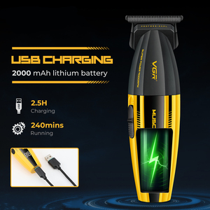 VGR V-285 <span class=keywords><strong>Tagliacapelli</strong></span> Professionale Ricaricabile in Metallo ad Alta Velocità 9000RPM per Parrucchieri e Barbieri, <span class=keywords><strong>Trimmer</strong></span> Senza Fili - Product Image 4