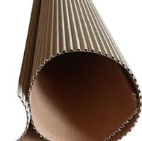 Papier ondulé recyclé haute résistance 125 g/m² en rouleau jumbo moyen pour emballage de cartons