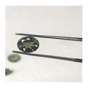อัญมณี Moldavite ตัดรูปไข่ - Product Image 1