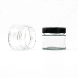 Bocal en verre personnalisable pour confiture, miel et aliments, transparent, avec couvercle à vis métallique, 100ml, 170ml, 220ml - Product Image 3