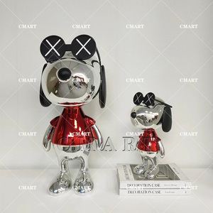 Escultura <span class=keywords><strong>de</strong></span> Resina <span class=keywords><strong>de</strong></span> Snoopy, Diseño Nuevo en Cromo <span class=keywords><strong>Rojo</strong></span>, Figura <span class=keywords><strong>de</strong></span> <span class=keywords><strong>Perro</strong></span> <span class=keywords><strong>de</strong></span> Dibujos Animados, Colorida, para Decoración del Hogar, Color y Tamaño Personalizables - Product Image 2