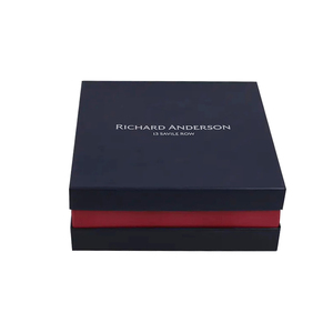 Tùy Chỉnh Nhỏ Thanh Lịch Hai Màu Sắc Lift-Off Nắp Vai Cổ Nắp Và Cơ Sở Hộp Gói Quà Tặng Thiết Lập Của <span class=keywords><strong>2</strong></span> Cứng Nhắc Hộp Giấy Với Logo - Product Image 5