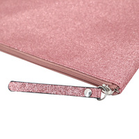 Sacs personnalisés à paillettes pour maquillage et cosmétique, pochette à fermeture éclair avec Logo imprimé, pochette brillante à fermeture éclair, sacs cadeaux de Promotion, vente en gros, 10 pièces