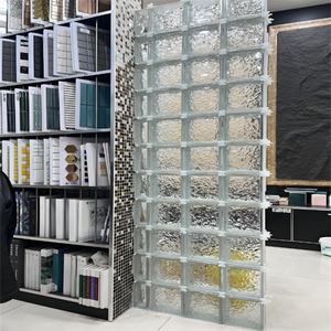 Blocs de verre creux écologiques certifiés CE, matériau de verre décoratif durable - Product Image 6