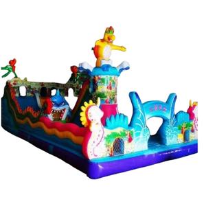 Château gonflable de parc à thème extérieur en PVC de haute qualité, fabriqué sur mesure par Tongcai Factory, trampoline, aire de jeux, <span class=keywords><strong>jeu</strong></span> facile - Product Image 3