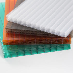 Panneaux PC en fibre de verre multicouche ondulée légère de 8 mm, protection UV, ignifuges pour toitures modernes, auvents, parcs - Garantie 10 ans - Product Image 1