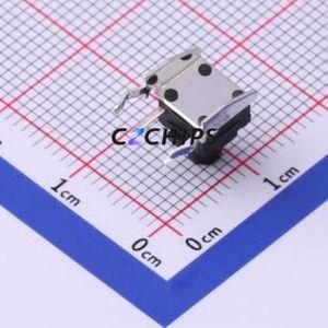 TS-1009-A8B3-D2-T2 Tactile Switch Through hole Switch Single Pole Single Throw Round Button 2.5N Right Angle Insert - Product Image 2