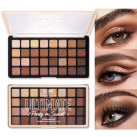Palette de fards à paupières 32 couleurs, haute qualité, haute pigmentation, fini mat et pailleté, nouvelle collection 2026, vente en gros, conception OEM/ODM