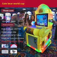 Équipement de divertissement d'arcade, jeu de pêche chanceuse pour aire de jeux pour enfants avec écran HD de 21 pouces et alimentation électrique