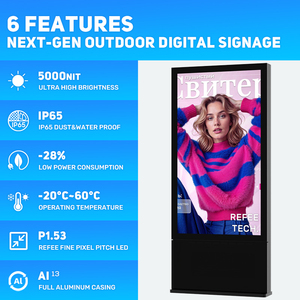 Affichage numérique LED extérieur de 55 pouces, haute luminosité, économie d'énergie, étanche IP65, affichage publicitaire sur pied ML-OD81AFA - Product Image 4