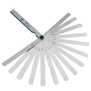Stainless Steel Feeler <b>Gauge</b> 0.02-1.0mm High Accuracy Multi-range Valve Adjustment Tool - Product Image 1