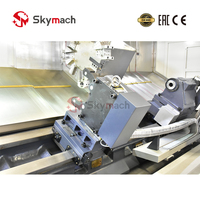 Tour à lit incliné CNC robuste BR25HA avec rail de guidage de boîte haute précision HT300 intégré 30 ° X Z connexion directe